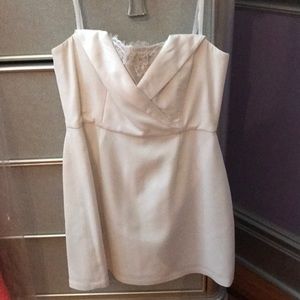 lord and Taylor mini white strapless